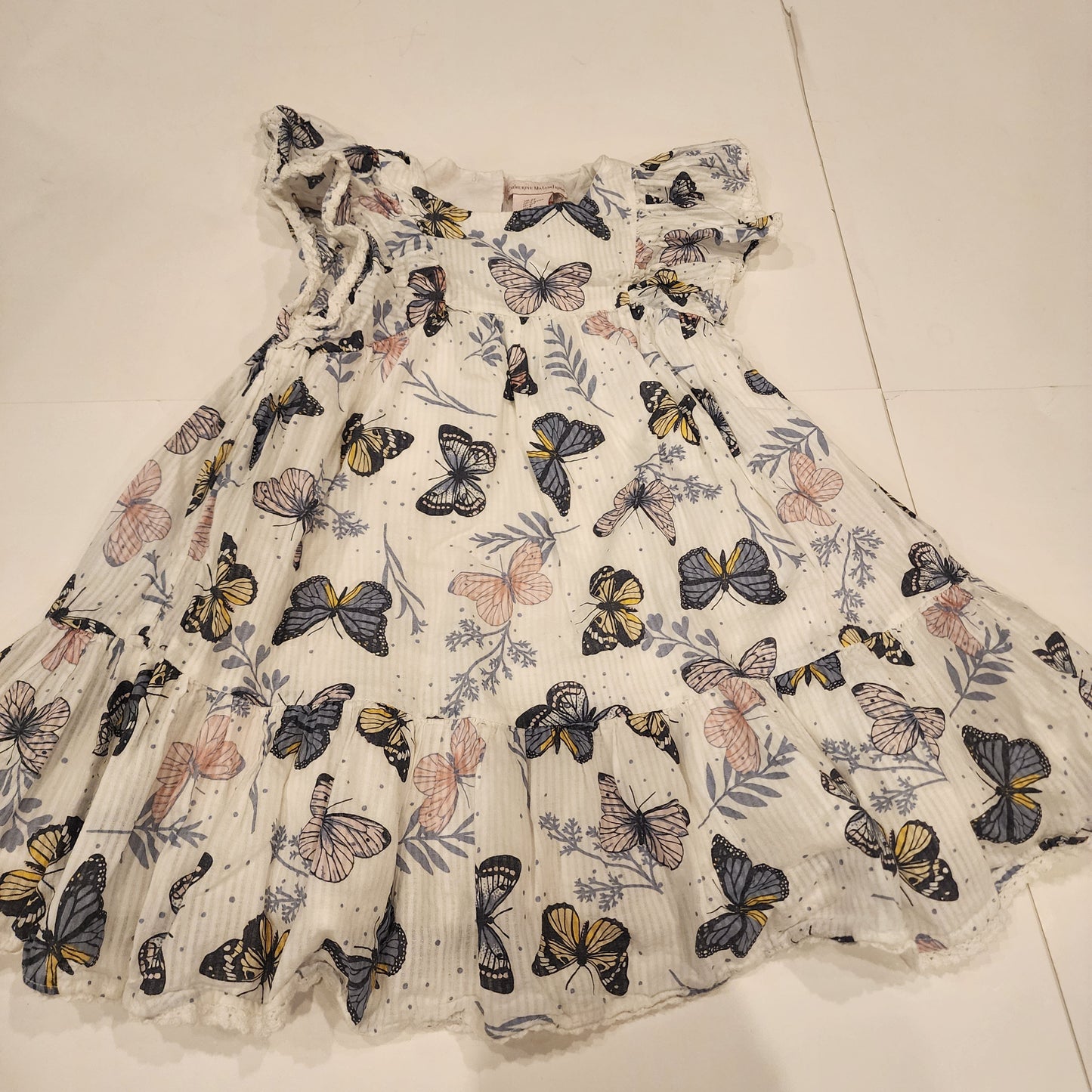 #135 girls size Catherine Malandrino butterfly dress (2 of 2)