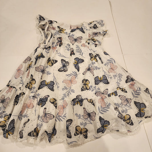 #135 girls size Catherine Malandrino butterfly dress (2 of 2)