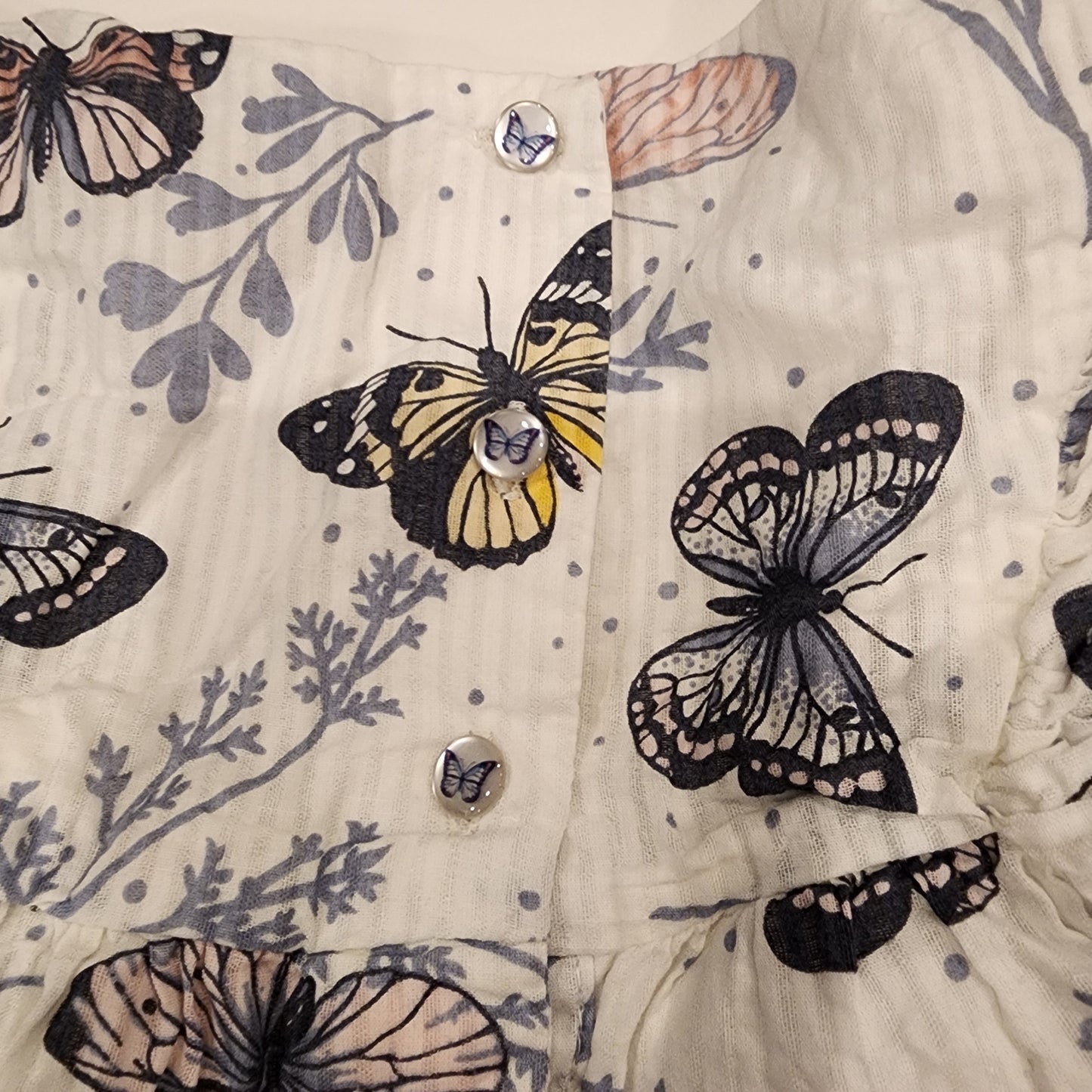 #135 girls size Catherine Malandrino butterfly dress (2 of 2)