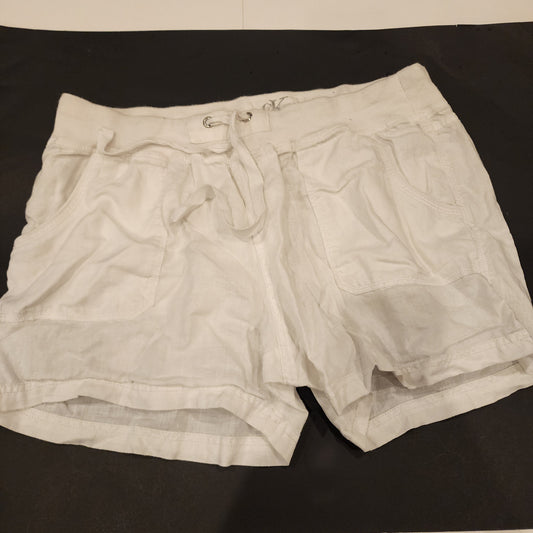 #135 Women's size xl Calvin Klein white linen shorts