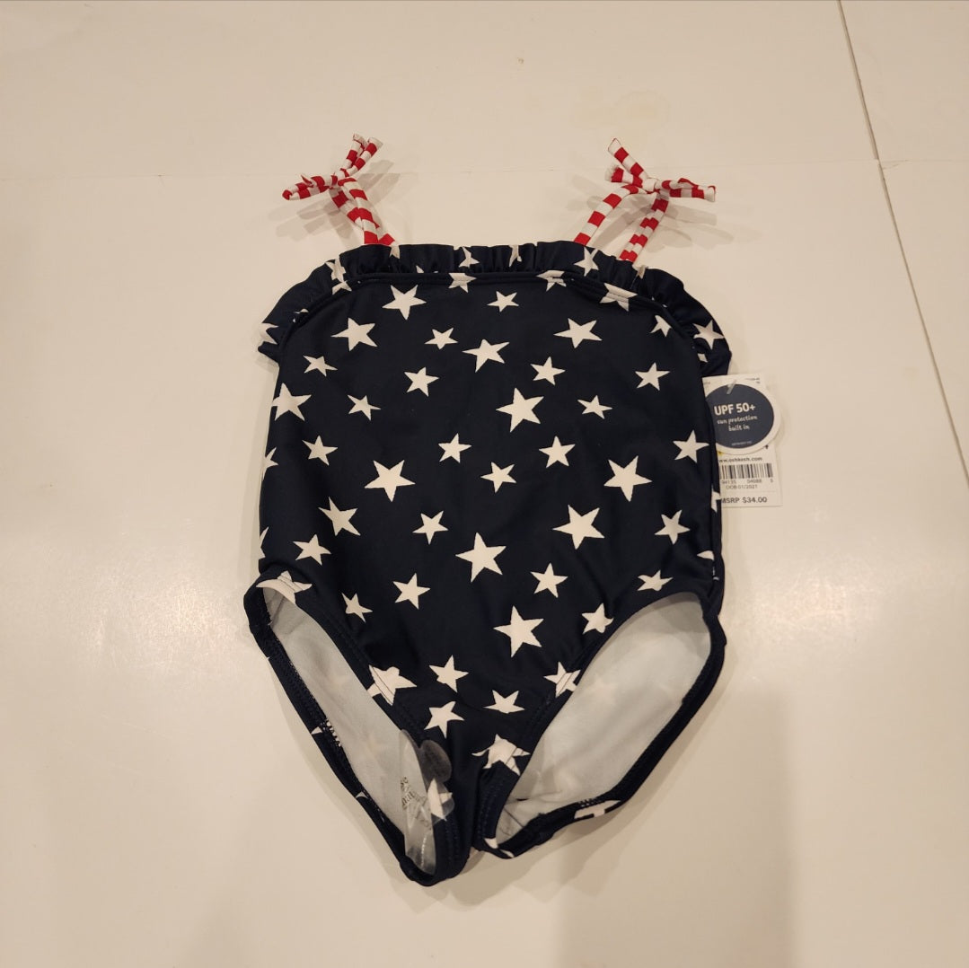 #135 girls size 4 Osh Kosh patriotic bathing suit NWT
