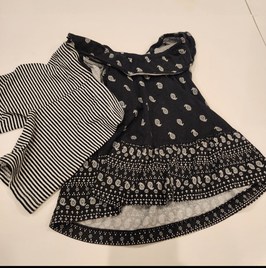 #135 girls size 4T Carters shorts outfit