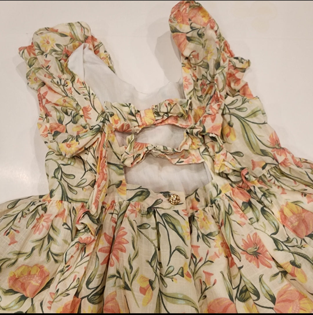 #135 girls size 4T Joie floral dress