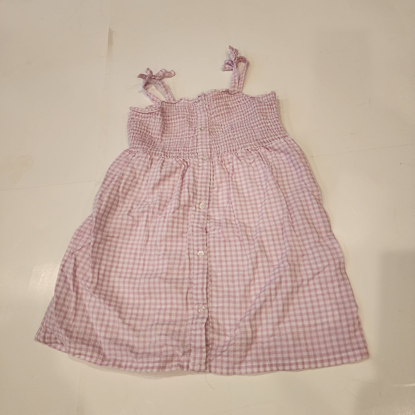 #135 girls Size 5 Chelsea & Violet gingham check dress
