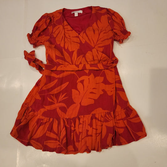 #135 girls Size 5 GB Girls tropical wrap dress