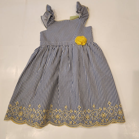 #135 girls Size 5 Penelope Mack embroidered dress