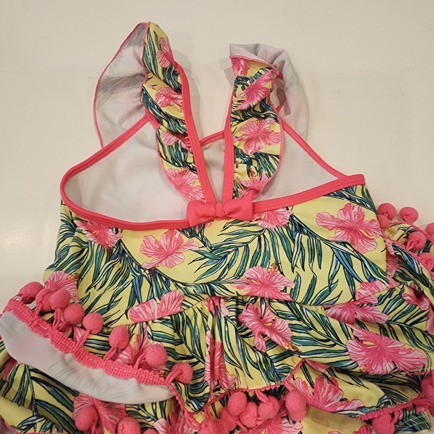 #135 girls size 5 Nicole Miller swim suit