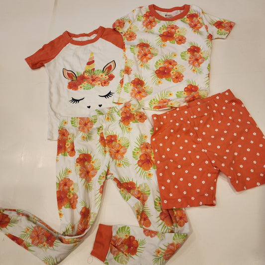 #135 girls size 5T Members Mark Cotton Pajamas bundle