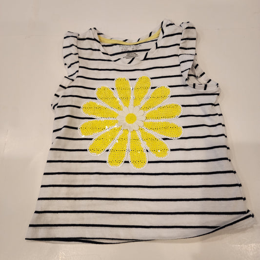 #135 girls size 5 /6 Rachel Zoe sequin daisy shirt