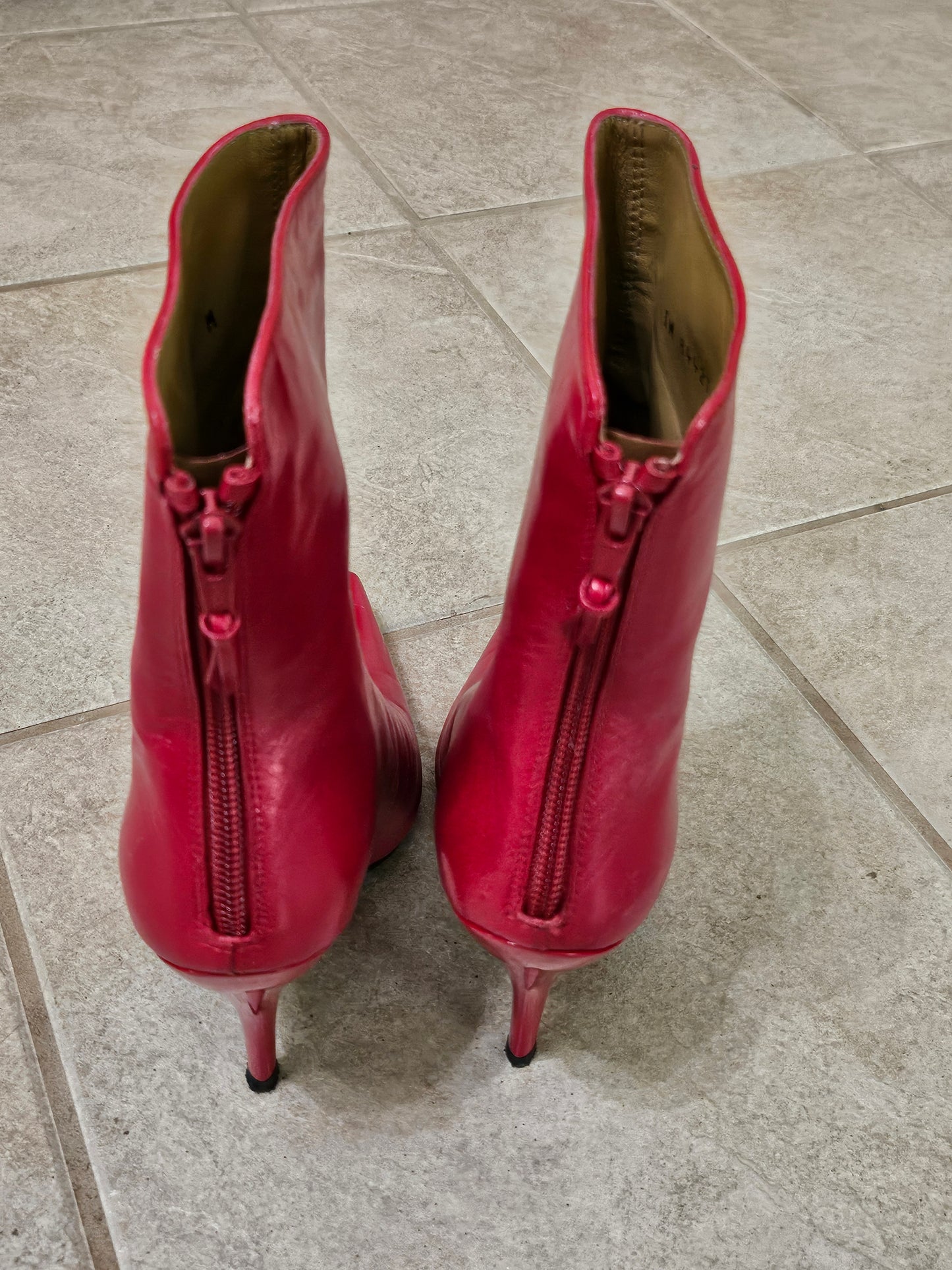 #76A - Stuart Weitzman Red Boots women's size 7