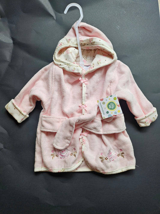 #13 - NWT Hooded Bathrobe 0-9M