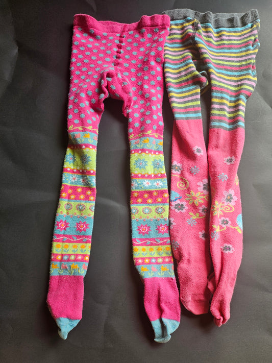 #76A - Hanna Andersson Leggings 2pack GUC 90/100 or 3T