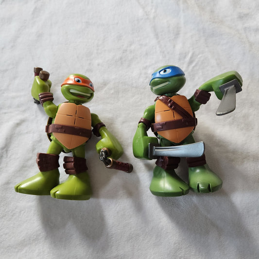#142 Teenage Mutant Ninja Turtles TMNT Figures Set Of 2
