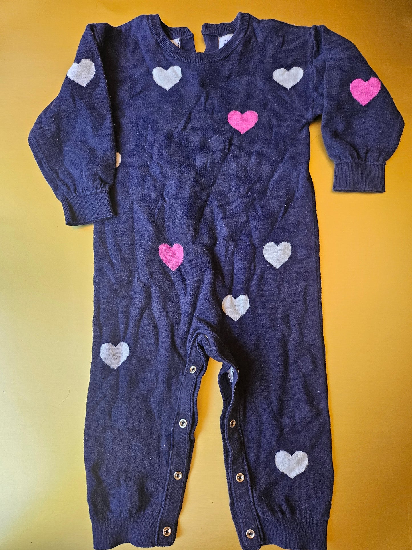 #76A - GAP  Sweater Romper  12-18M VGUC