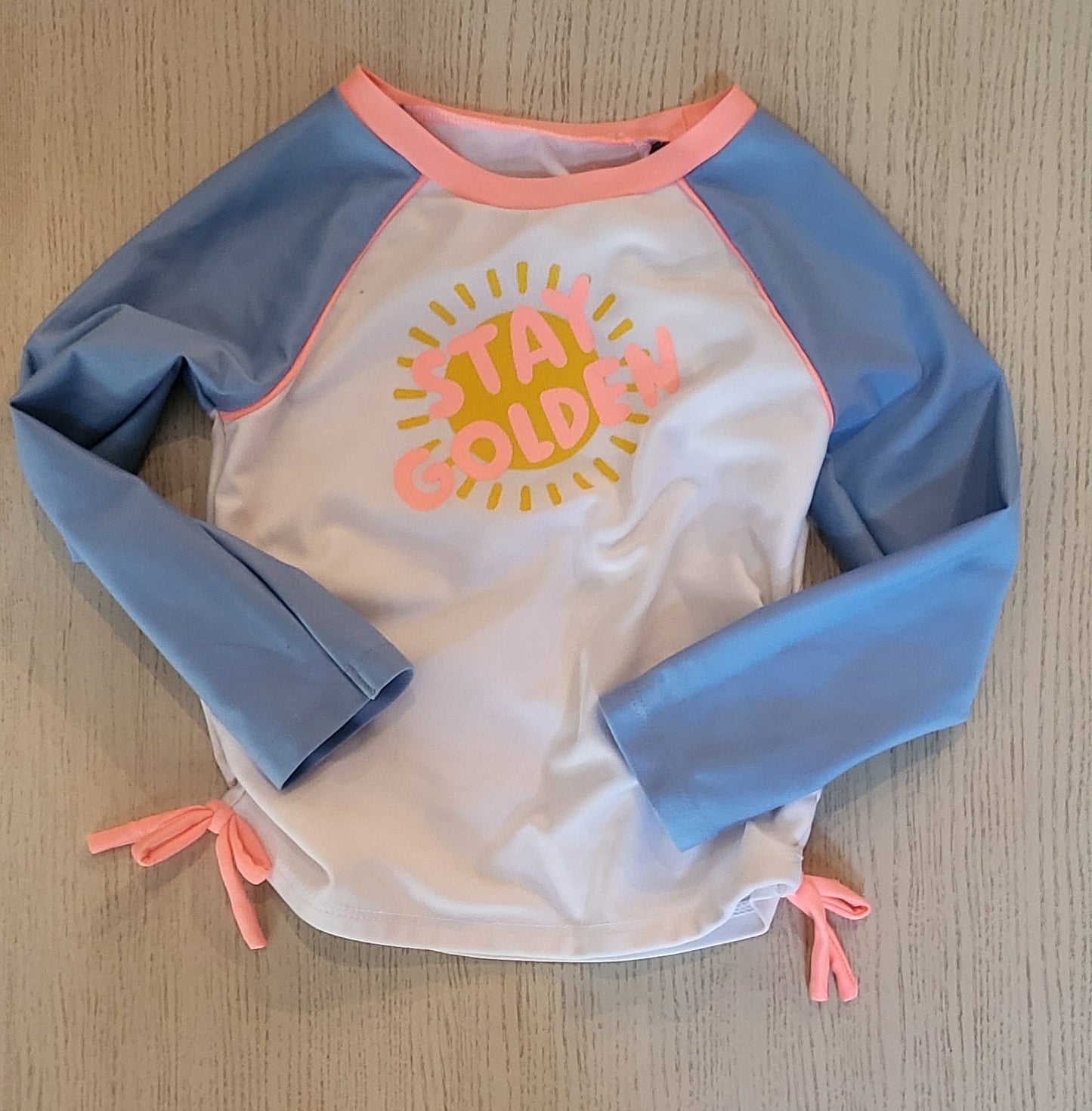REDUCED: #9---  Girls 3T. Cat & Jack Swim Shirt.