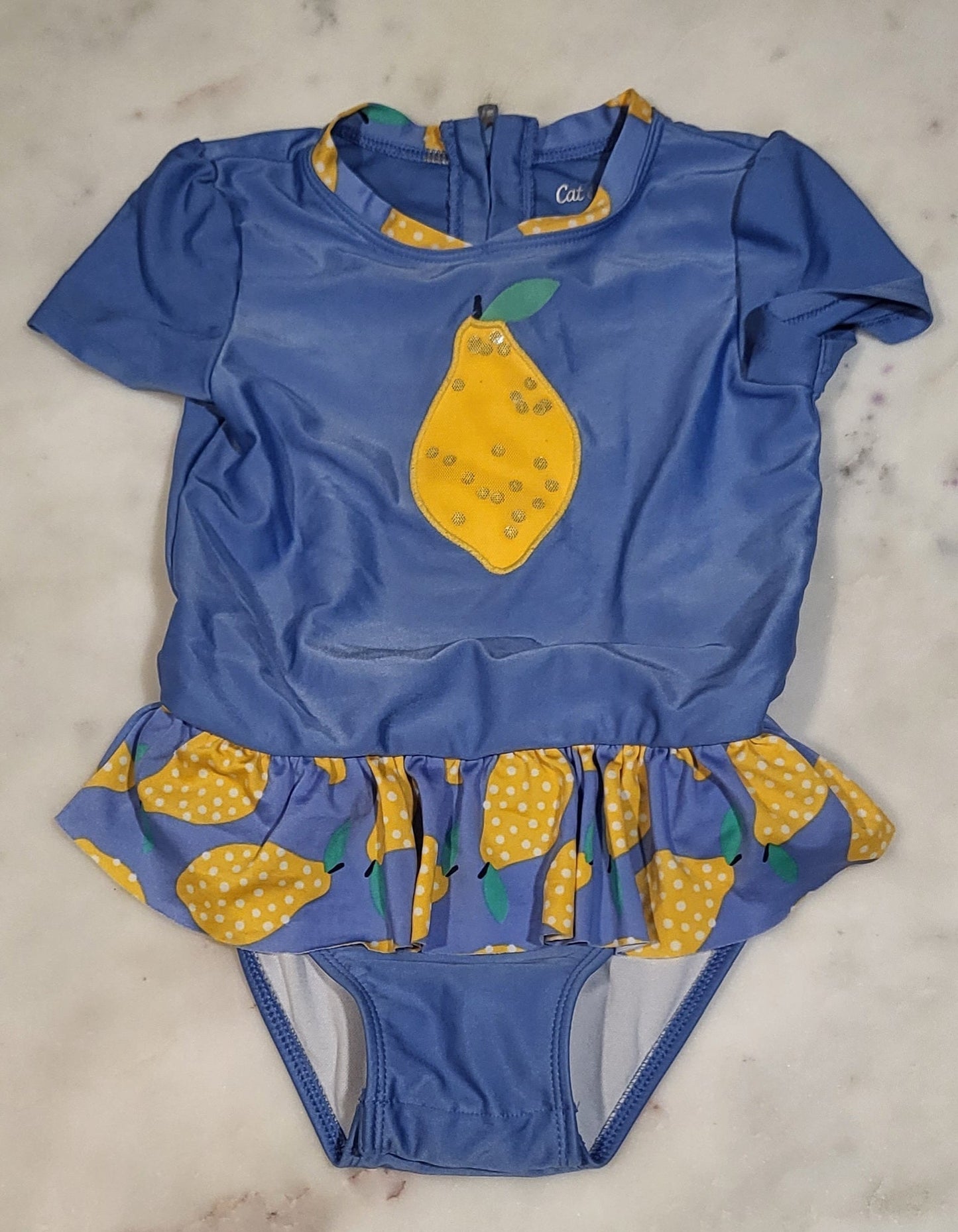 REDUCED: #9--- Girls 5. Cat & Jack rashguard/ swimsuit