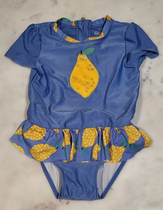 REDUCED: #9--- Girls 5. Cat & Jack rashguard/ swimsuit