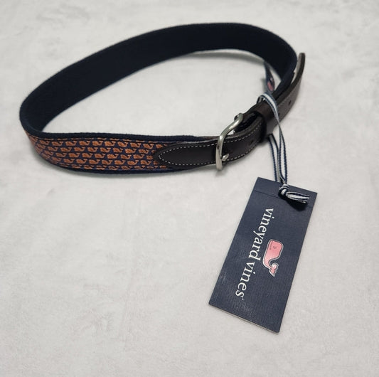#142 NWT Vineyard Vines Boys Basketball Whale Belt