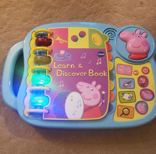 #142 VTech Peppa Pig Learn & Discover Book