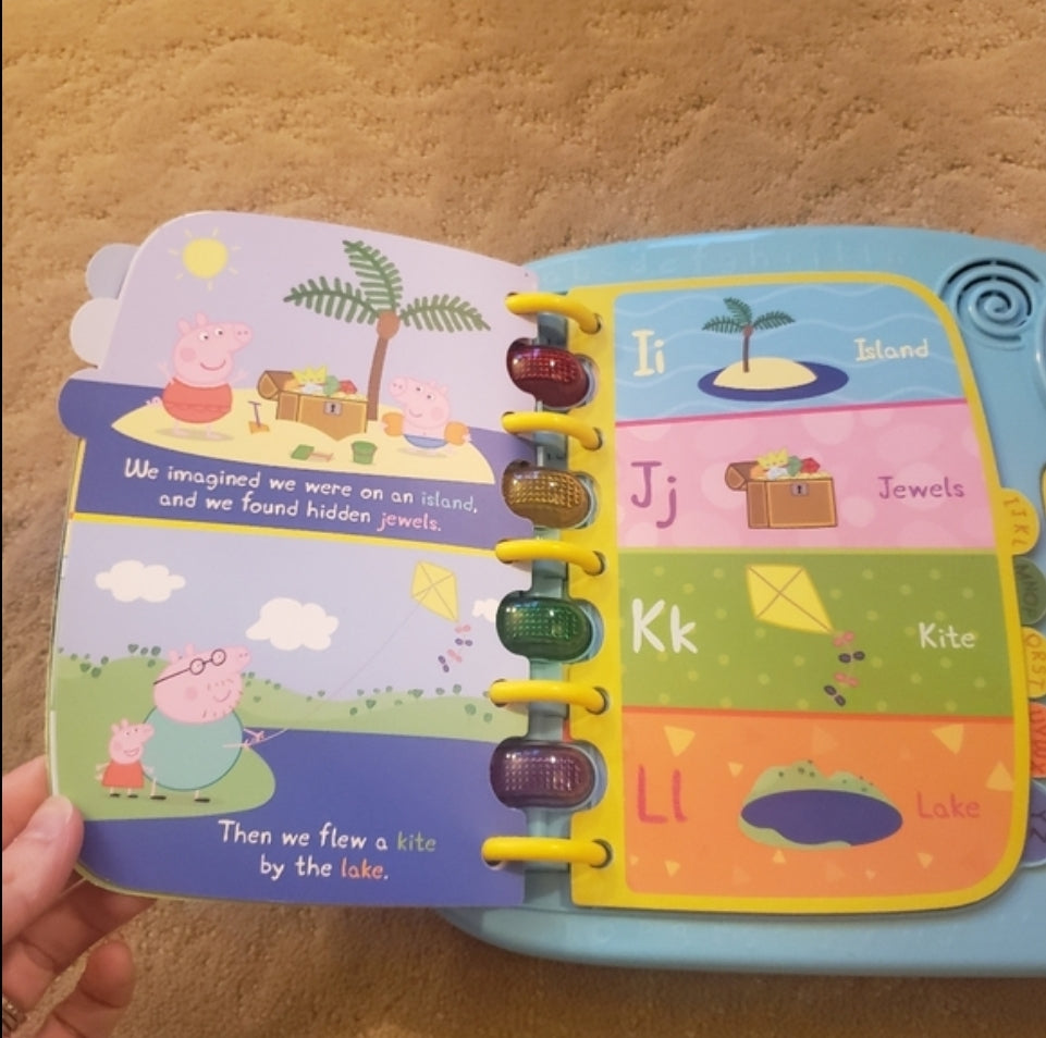 #142 VTech Peppa Pig Learn & Discover Book