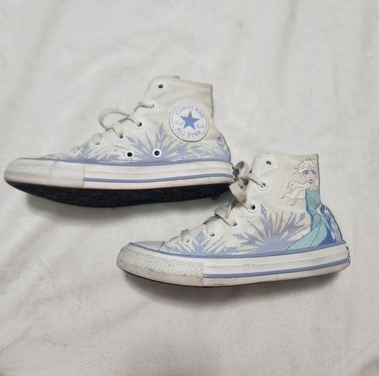 #142 Disney Frozen x Converse All Stars Size 13 High Top Sneakers