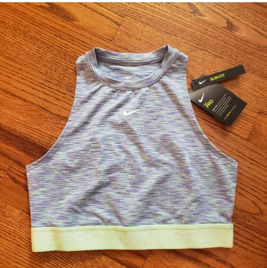 #142 NWT Nike Pro Small Racerback Cropped Tank Top