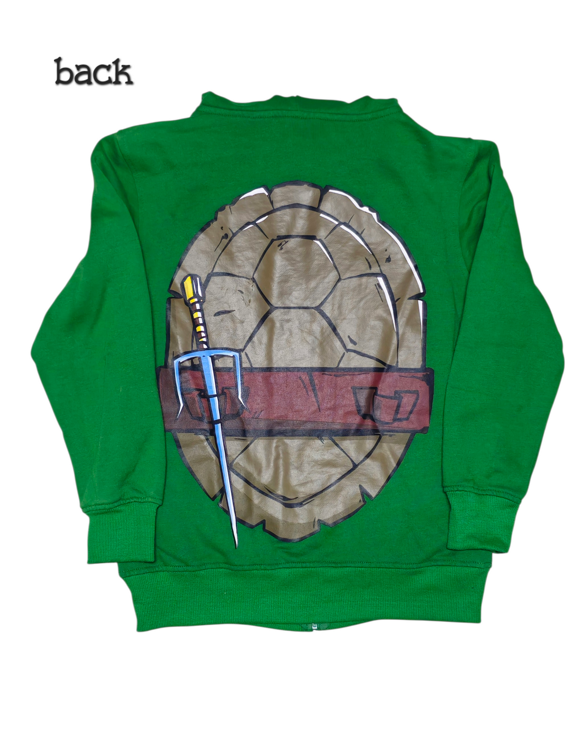 #89 Boys L (10/12) Nickelodeon hoodie | TMNT Raphael hoodie - EUC