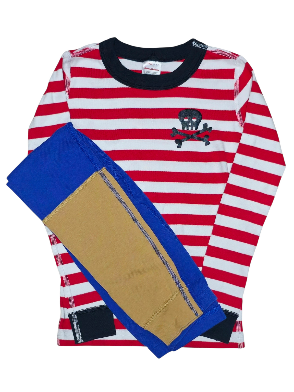 #89 Boys 6-7 (120) Hanna Andersson | Pirate pajamas - EUC