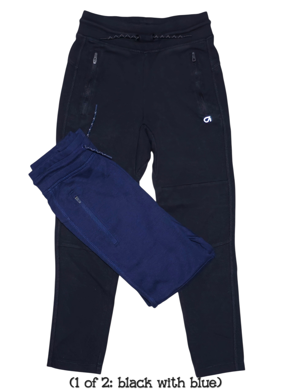 #89 Boys 8 (M) Gap | *BUNDLE* Gapfit joggers (2 pair) - black & blue NWOT (1 of 2)
