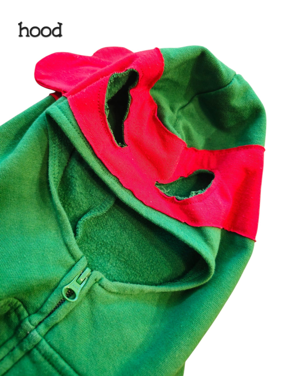 #89 Boys L (10/12) Nickelodeon hoodie | TMNT Raphael hoodie - EUC