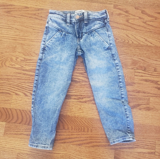 #142 Abercrombie Kids Sz 5/6 High Rise Mini Mom Jeans