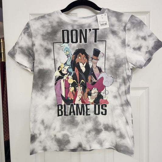 #142 NWT Disney Villains Boys 8/10 Short Sleeve Graphic T-Shirt