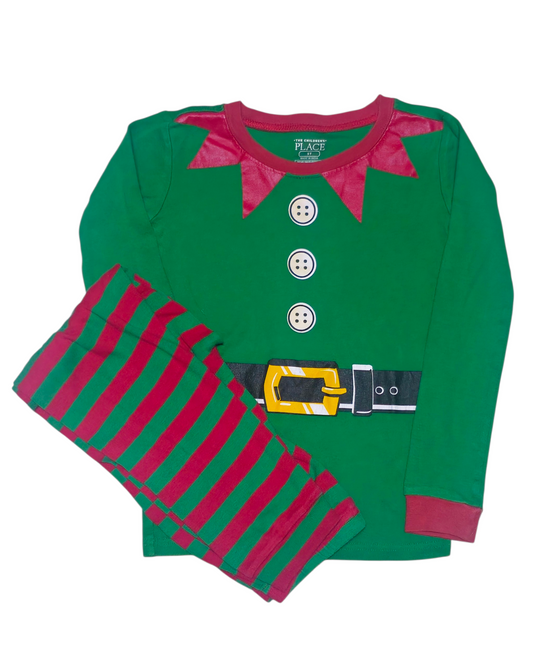 #89 Kids 5T Children's Place | Elf jammies - VGUC