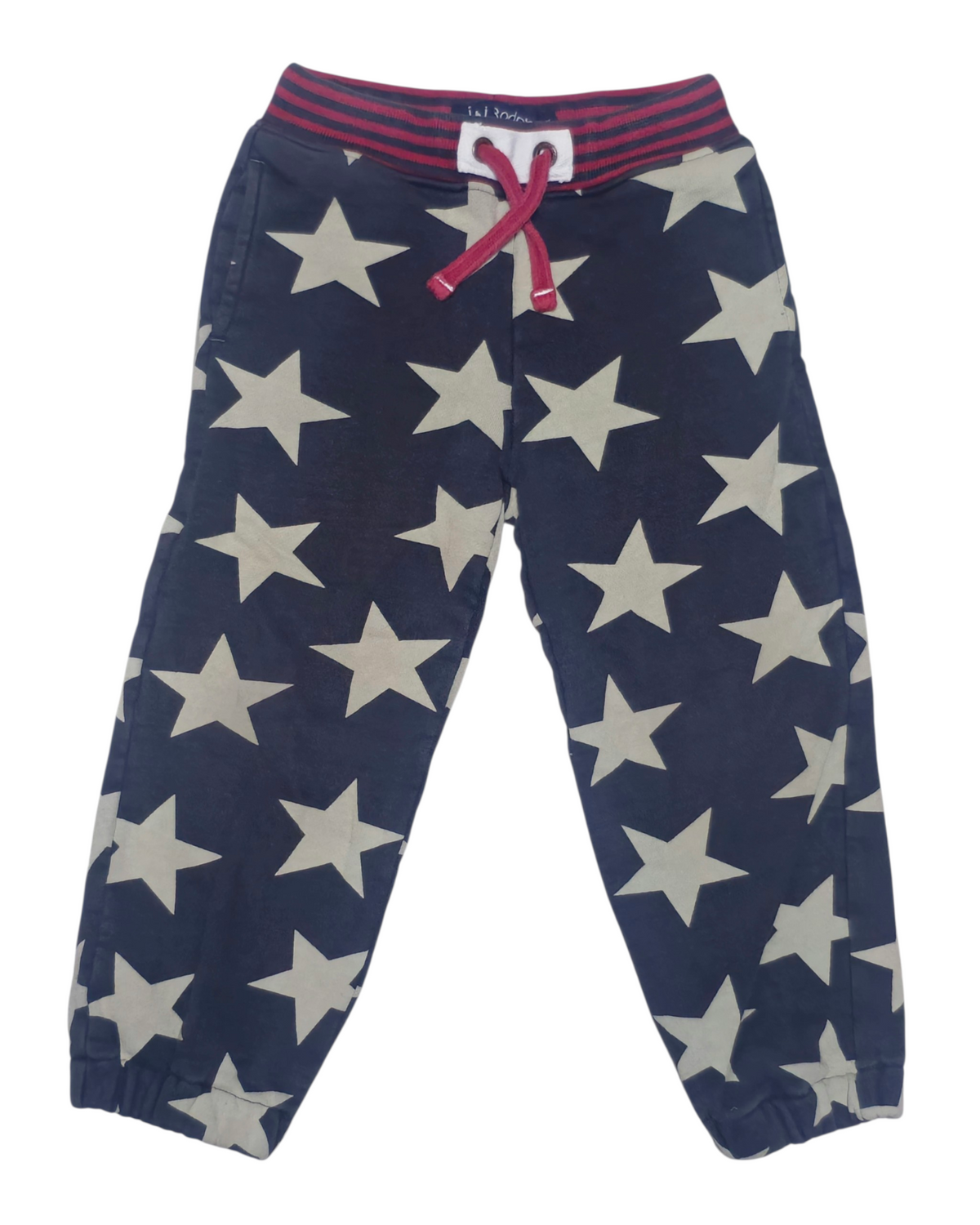 #89 Boys 4Y Boden | Retro Star Lounge Pants - star & stripe EUC