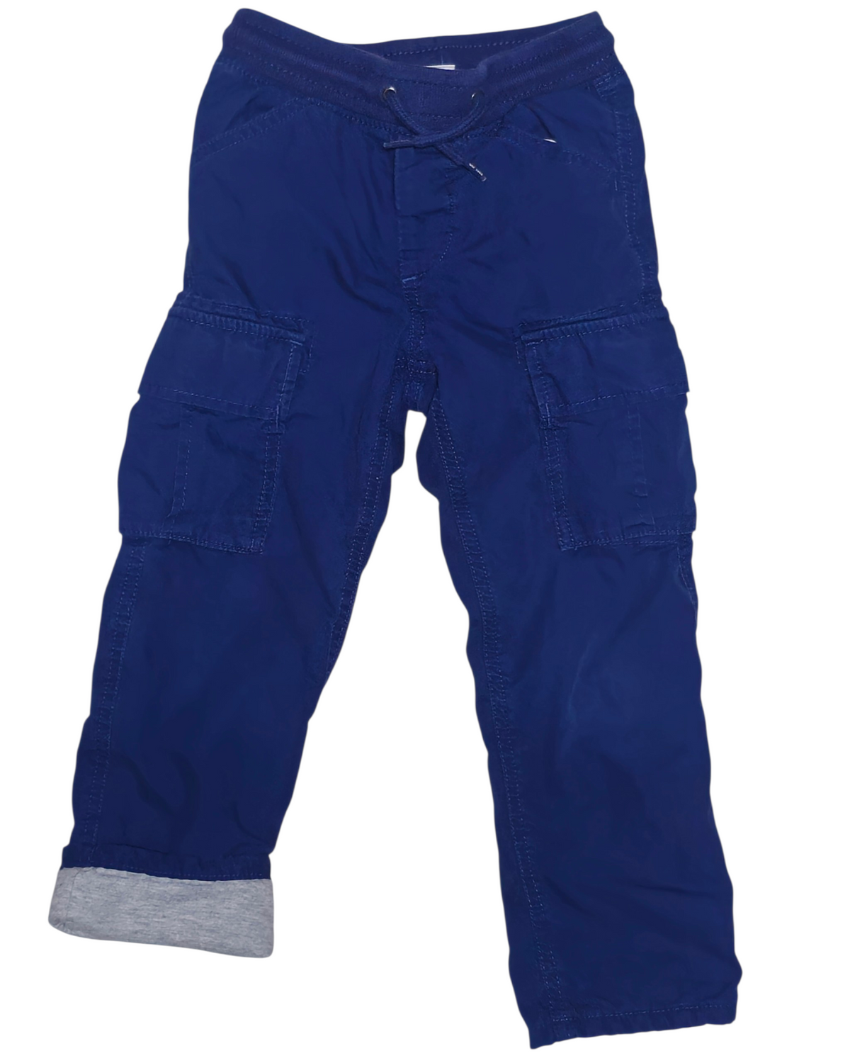 #89 Boys 5Y Gap | Jersey lined cargo pants - Navy EUC