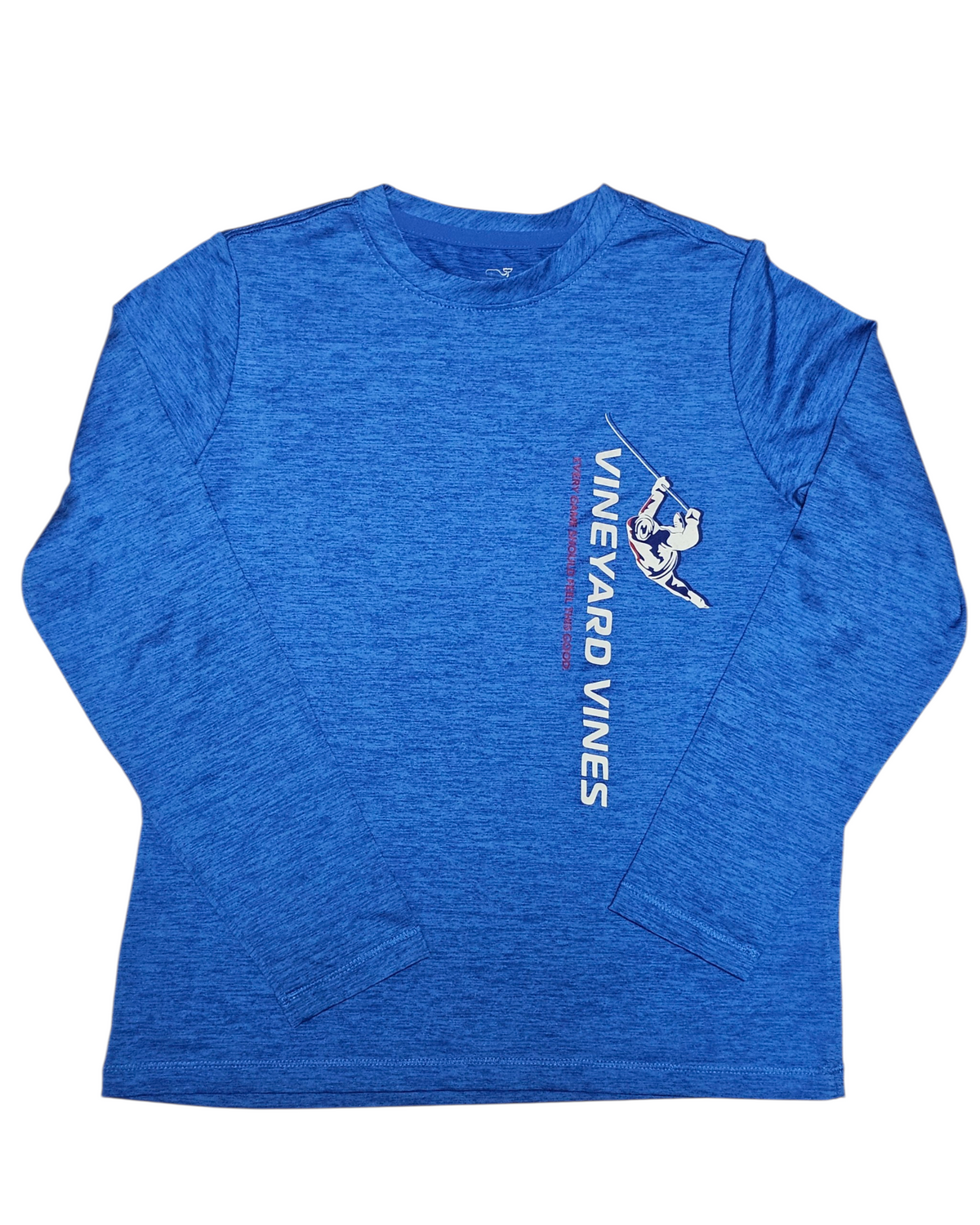 #89 Boys 7 Vineyard Vines | Performance long sleeve shirt (hockey) -  Jake blue NWOT
