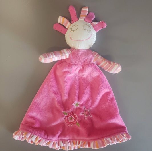 #142 Maison Chic  Baby Lovey Rattle Doll