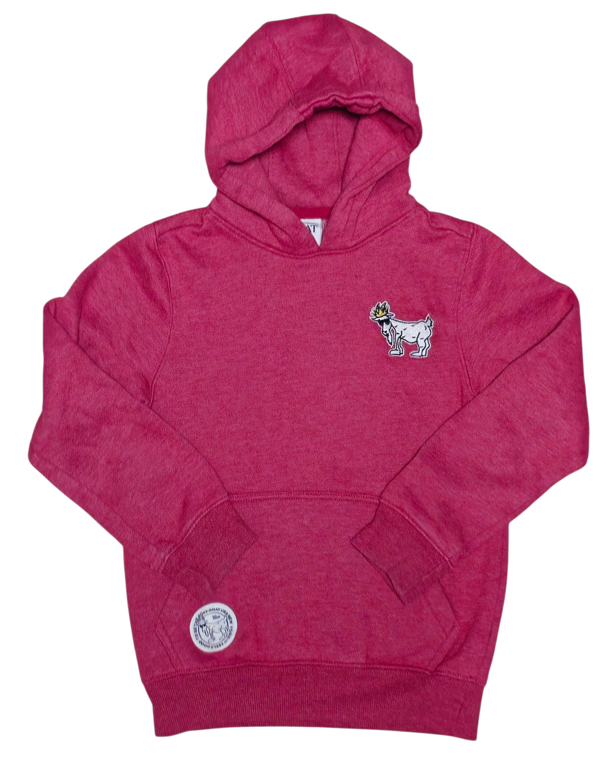 #89 Boys YS GOAT | OG hooded sweatshirt - cardinal NWOT