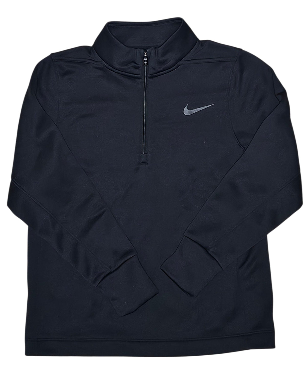 #89 Boys S Nike | Therma-fit quarter zip pullover - black EUC