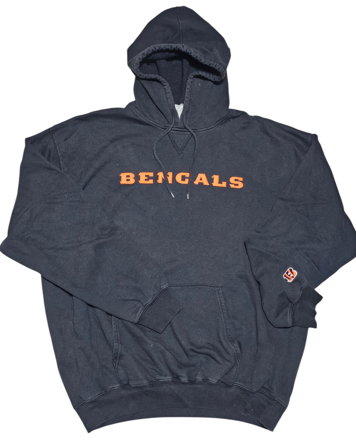 #89 Men 2XL NFL / Bengals embroidered hoodie - black EUC