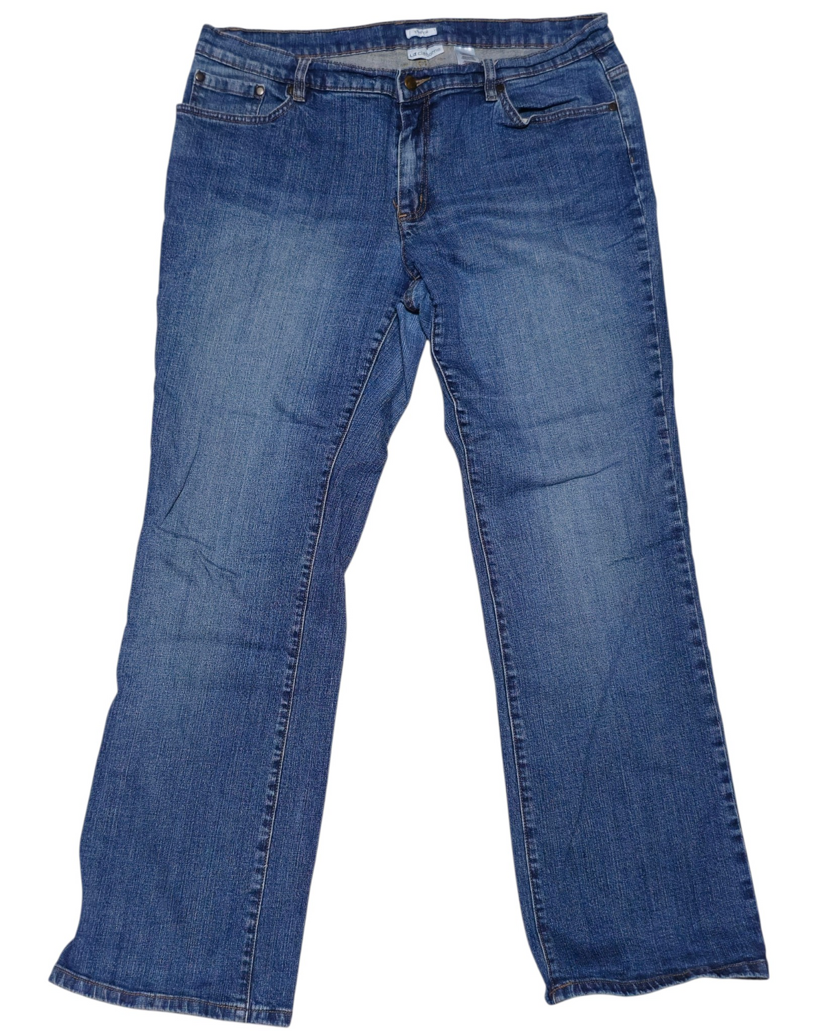 #89 Women 16 Liz Claiborne | Stretch bootcut denim - Regular Blue EUC