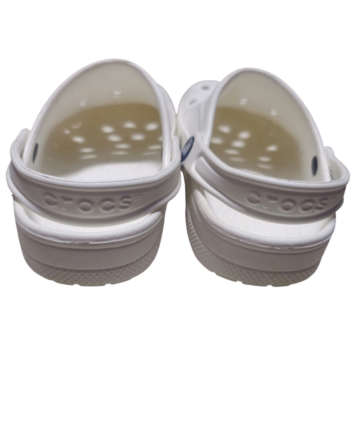 #89 Kids J1 Crocs | Baya Clog - white EUC