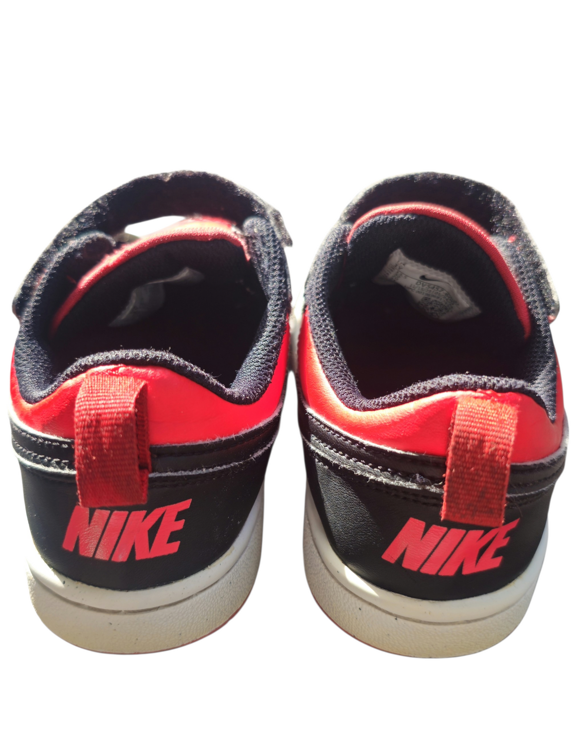 #89 Boys 1Y Nike | Court Borough Low Recraft - University Red/black