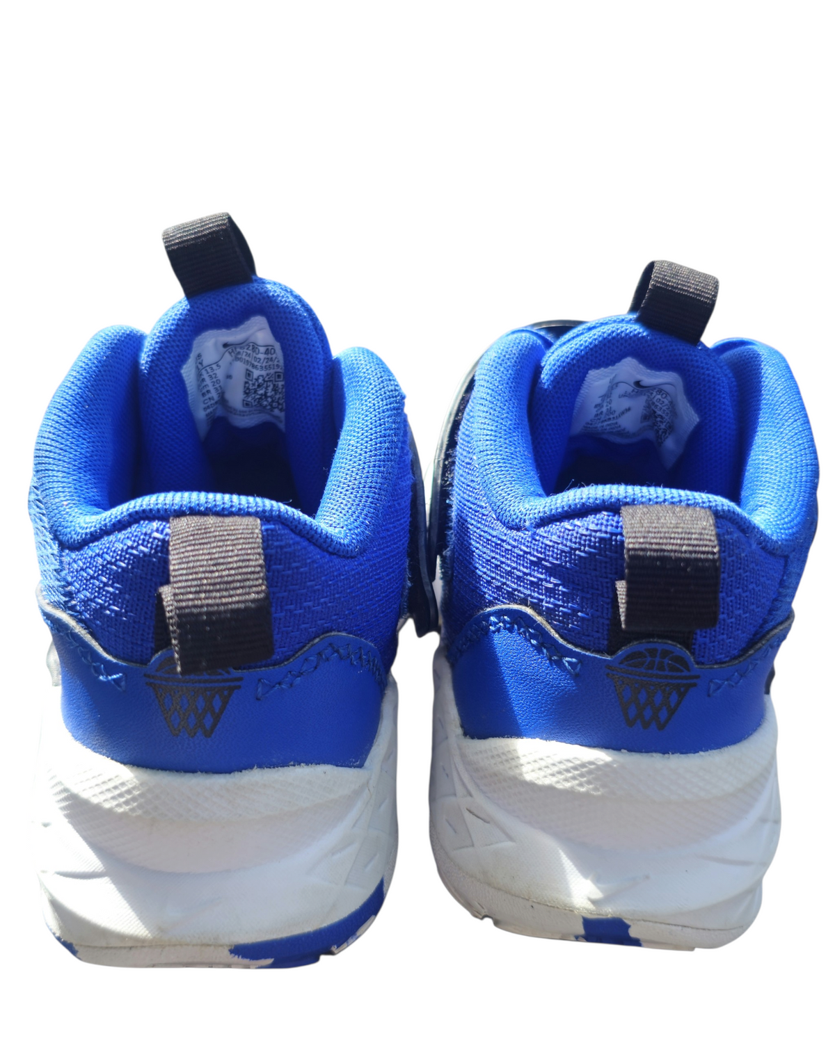 #89 Boys 1Y Nike | Team Hustle D12 - Game Royal, white & black