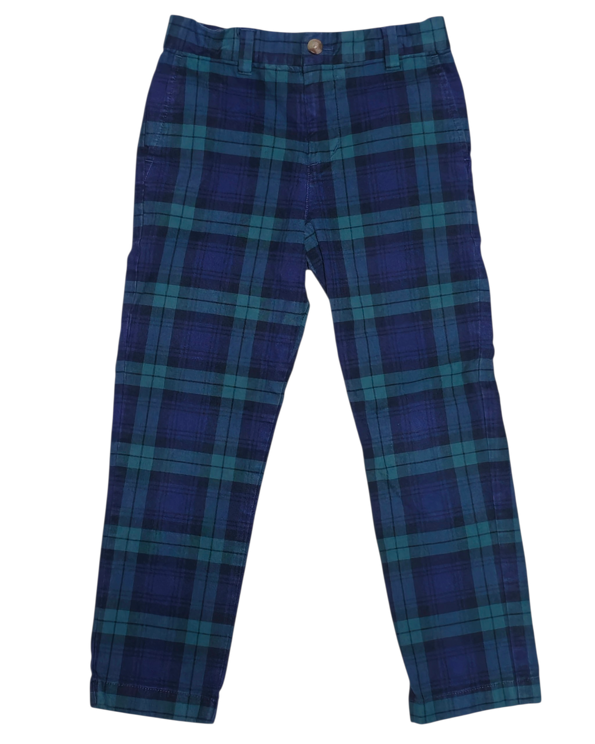 #89 Boys 6 Vineyard Vines | Black Watch tartan plaid breaker pants - EUC