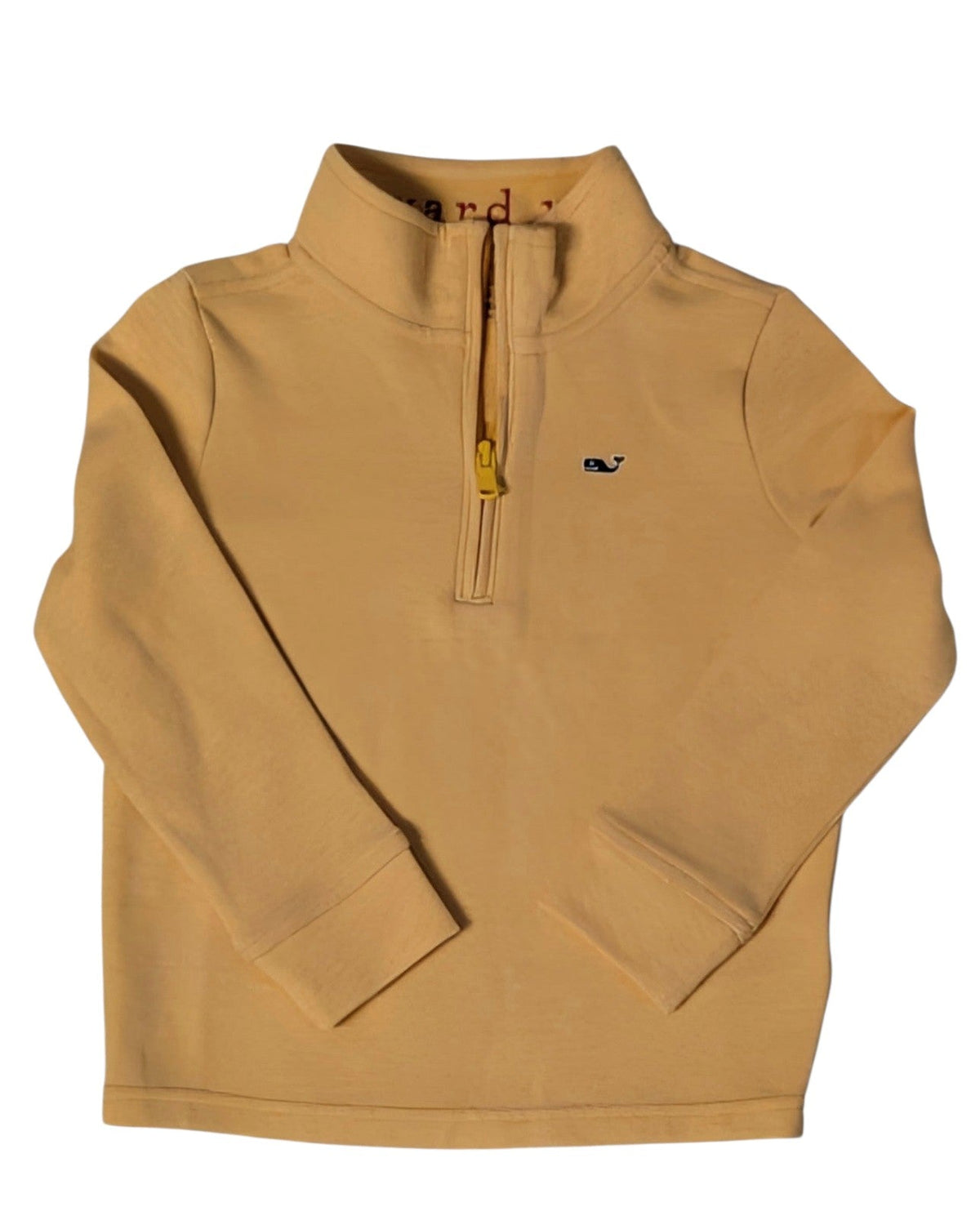 #89 Boys 5 Vineyard Vines | Saltwater Quarter-zip pullover - honey NWOT