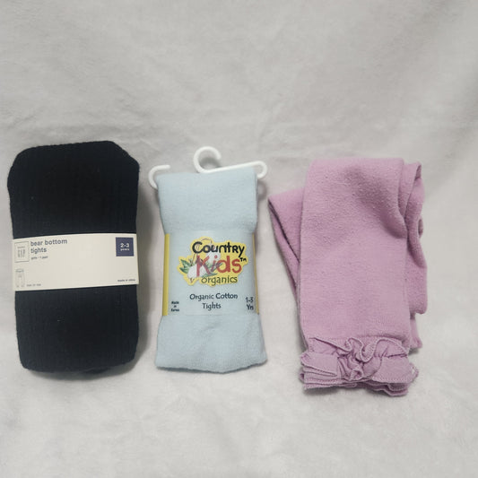 #142 Baby Gap & Country Kids Size 1-3 / 2-4 Tights Bundle of 3