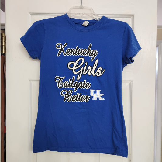 REDUCED #142 UK Small Kentucky Girls Tailgate Better Short Sleeve Tee