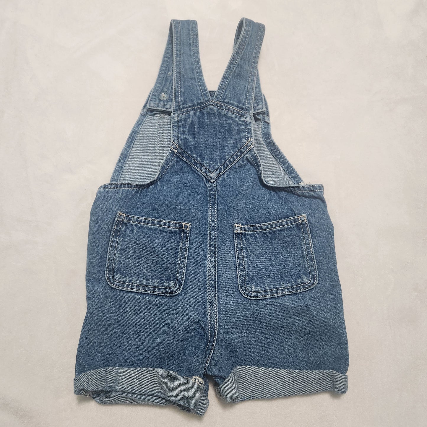 REDUCED!! #104 Old Navy 5T Denim Blue Jean Shorts Overalls