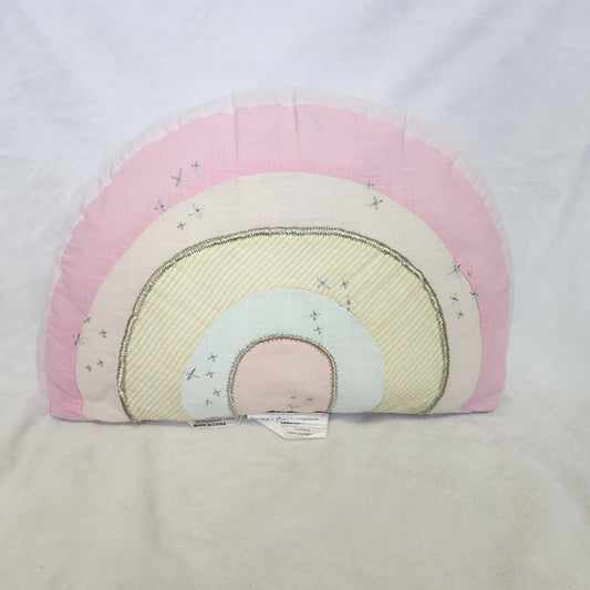 #142 Pottery Barn Kids Retro Rainbow Shaped Pillow